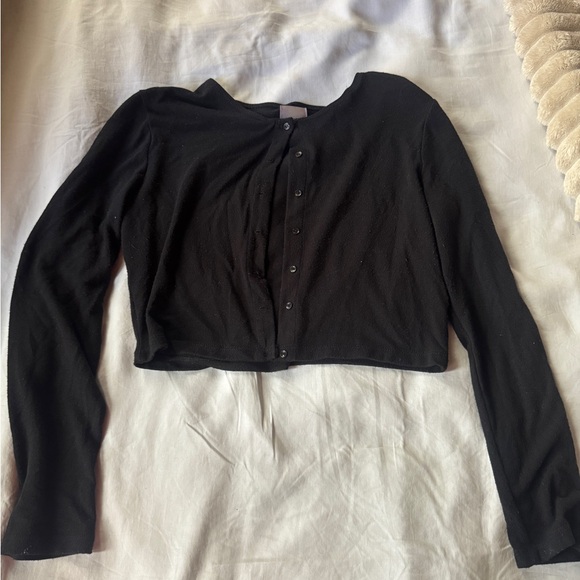 LESET Lauren Crop Cardigan - Picture 3 of 5